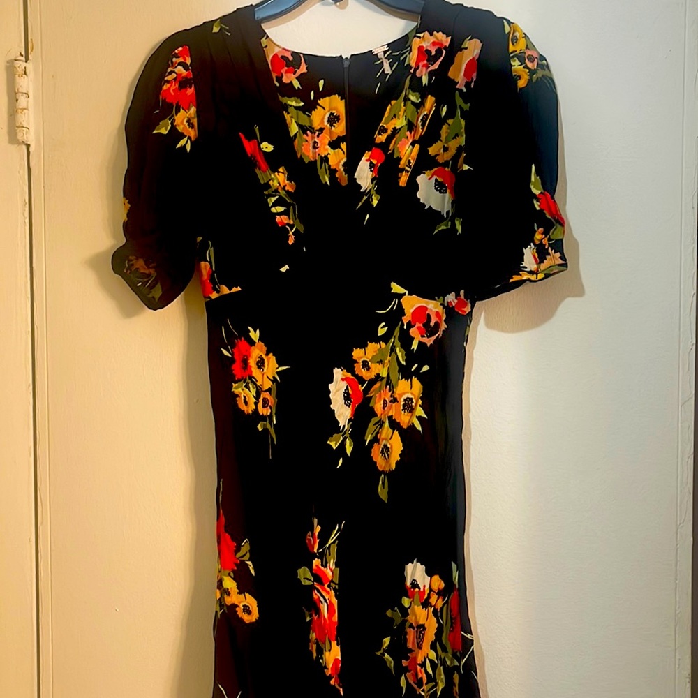 Black Floral Free People Dress